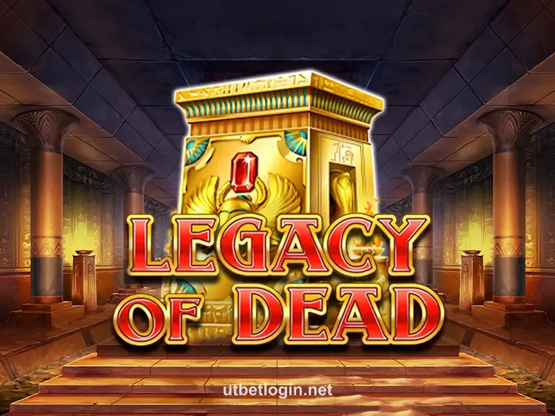 Imagem do jogo Legacy of Dead disponível na plataforma utbet